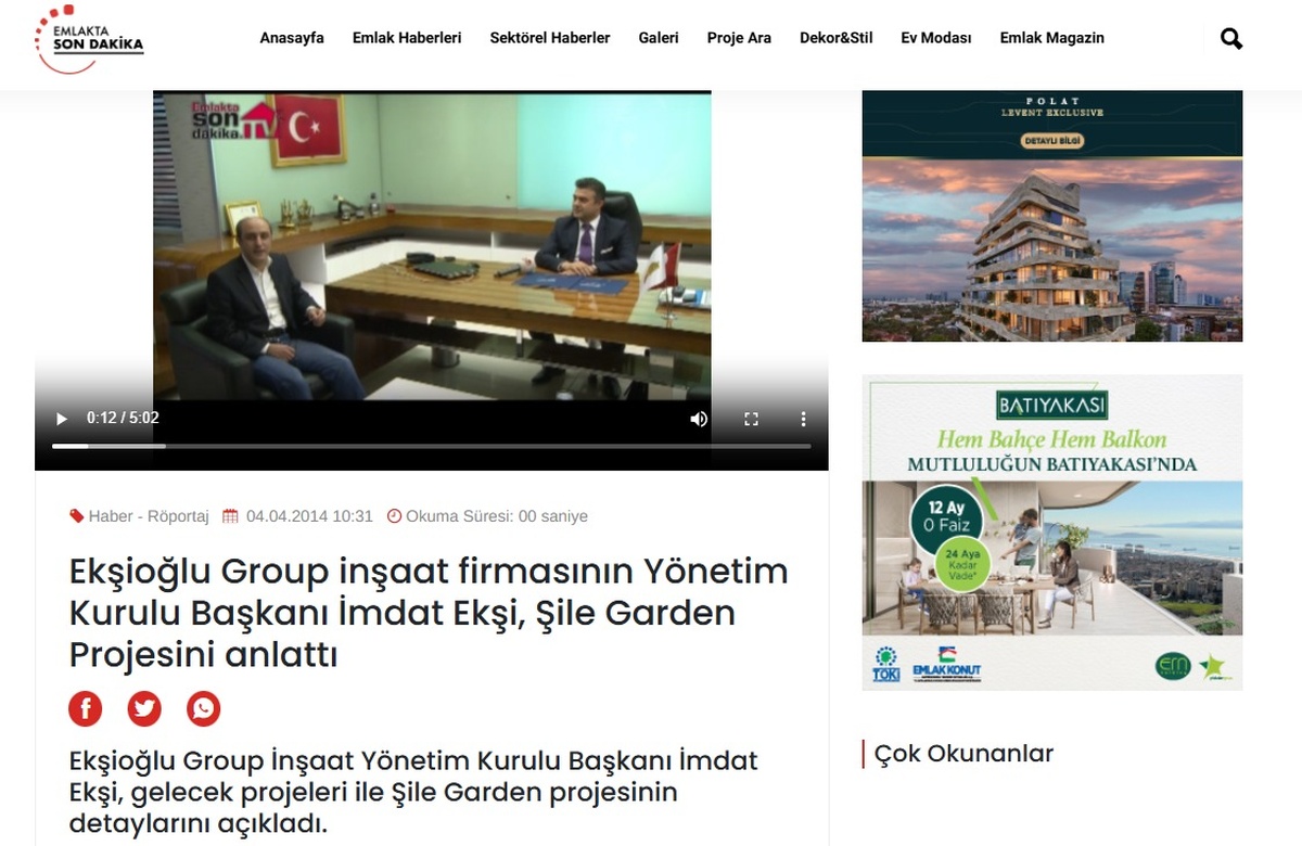 Şile Garden Projesi Lansmanı